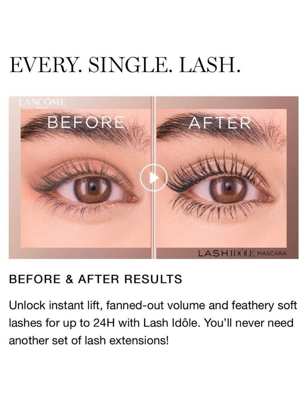Lancôme Lash Idole Mascara Glossy Black | NEW | Mini | Lancome - Picture 7 of 10